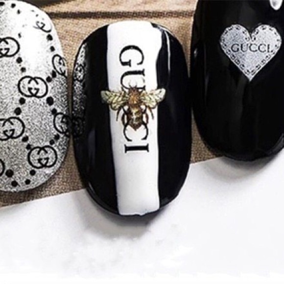 Nail decorating custom designs “Gucci Garden” - Picture 7 of 7